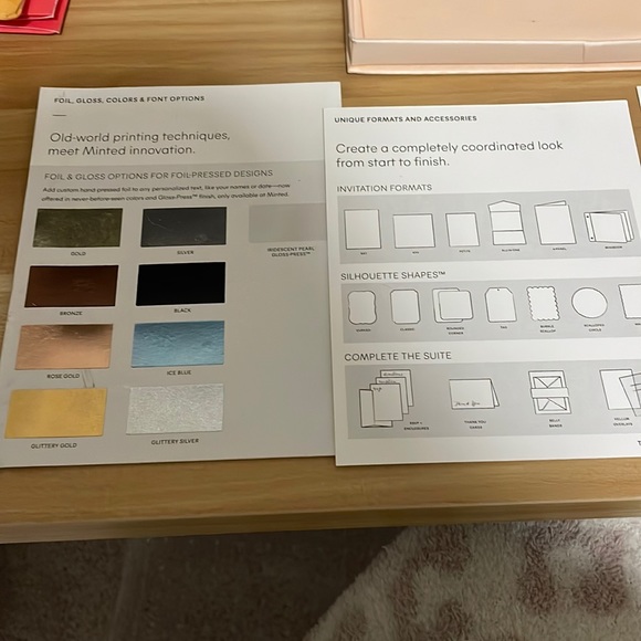 Minted Wedding Invitation Sample Kit with 16 sample invitations - Picture 2 of 8